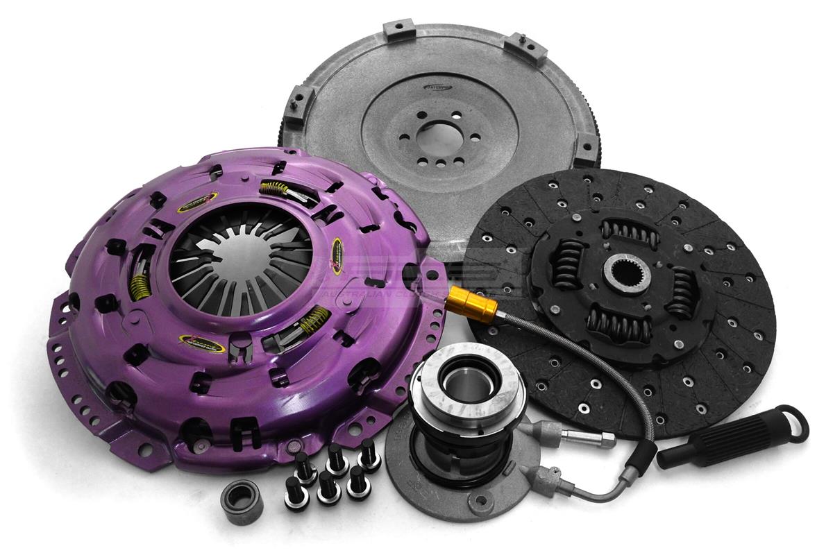 Clutch Kit - Xtreme Performance Heavy Duty Organic Incl Flywheel & CSC 890Nm  - KCR30601-1A
