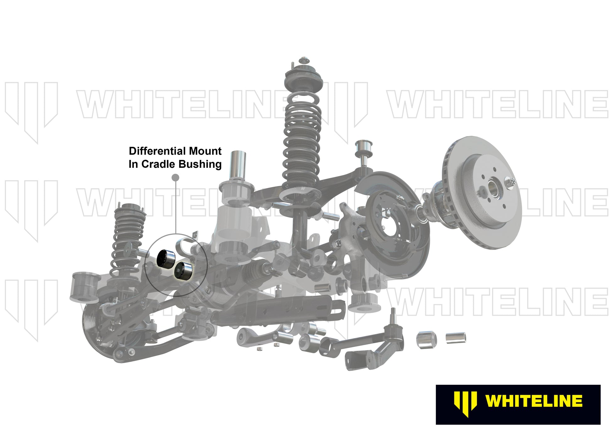 Differential Mount - Rear Bushing Kit - KDT906