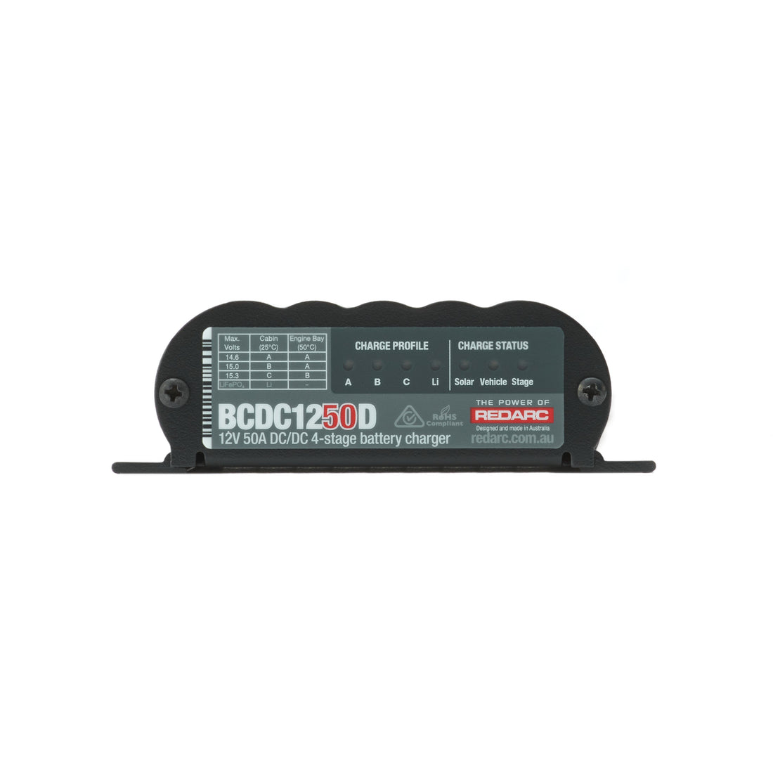 12V 50A DC-DC 4 Stage Battery Charger (with MPPT Solar) - BCDC1250D