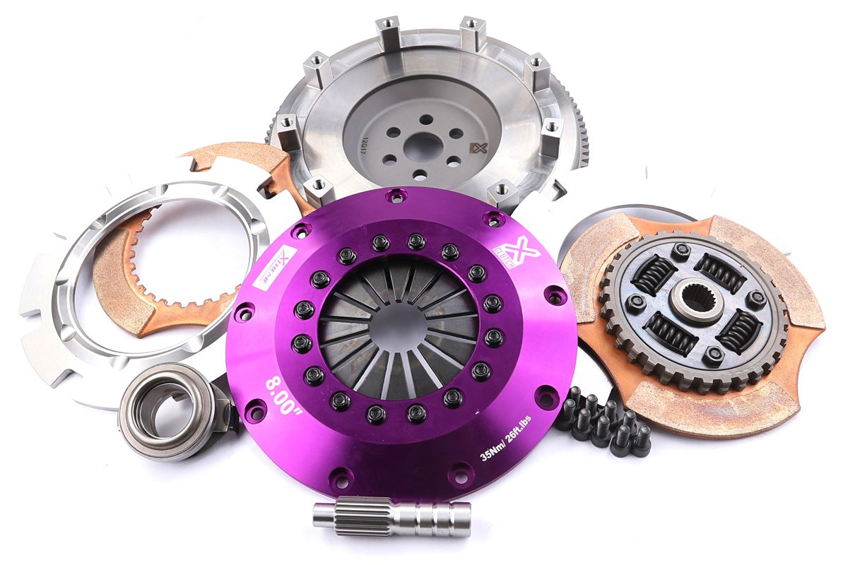 Xtreme Performance - 200mm Sprung Ceramic Twin Plate Clutch Kit Incl Flywheel 1200Nm - KFD20523-2B