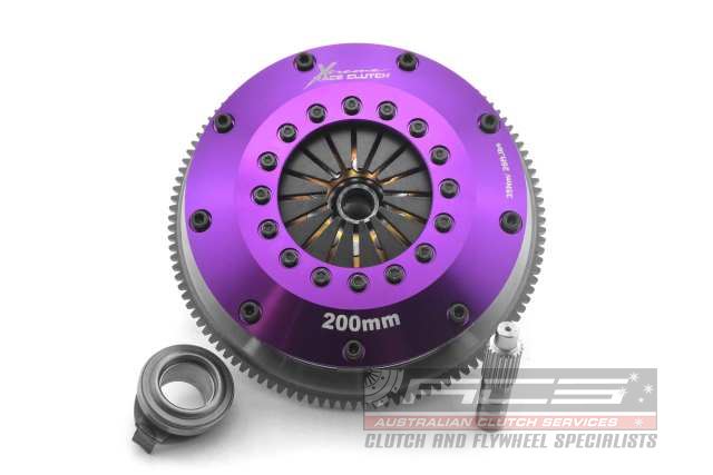 Xtreme Performance - 200mm Rigid Ceramic Twin Plate Clutch Kit Incl Flywheel 1200Nm - KFD20523-2E