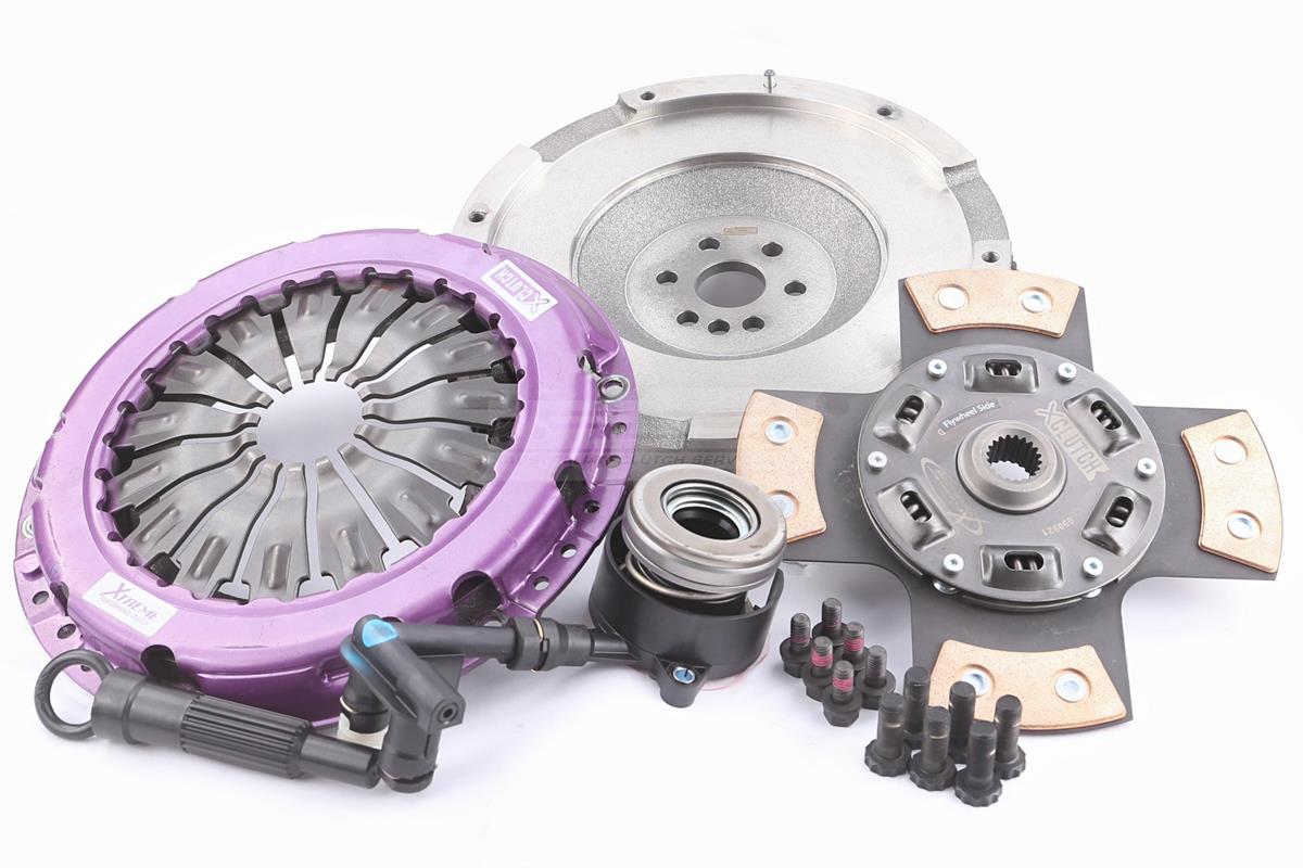Clutch Kit - Xtreme Performance Heavy Duty Sprung Ceramic Incl Flywheel & CSC - KFD22627-1B