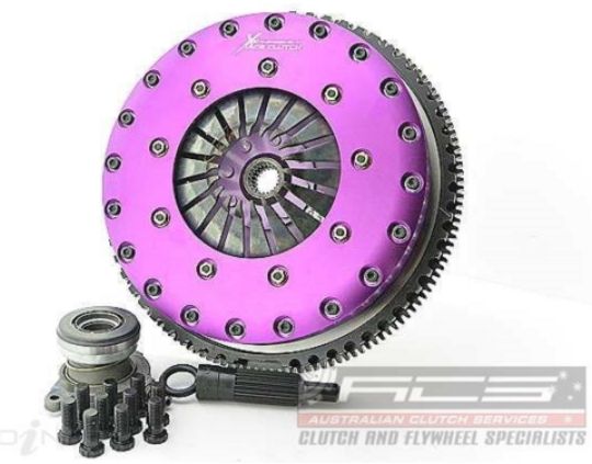 Xtreme Performance - 230mm Rigid Ceramic Twin Plate Clutch Kit Incl Flywheel & CSC 1800Nm - KFD23648-2E