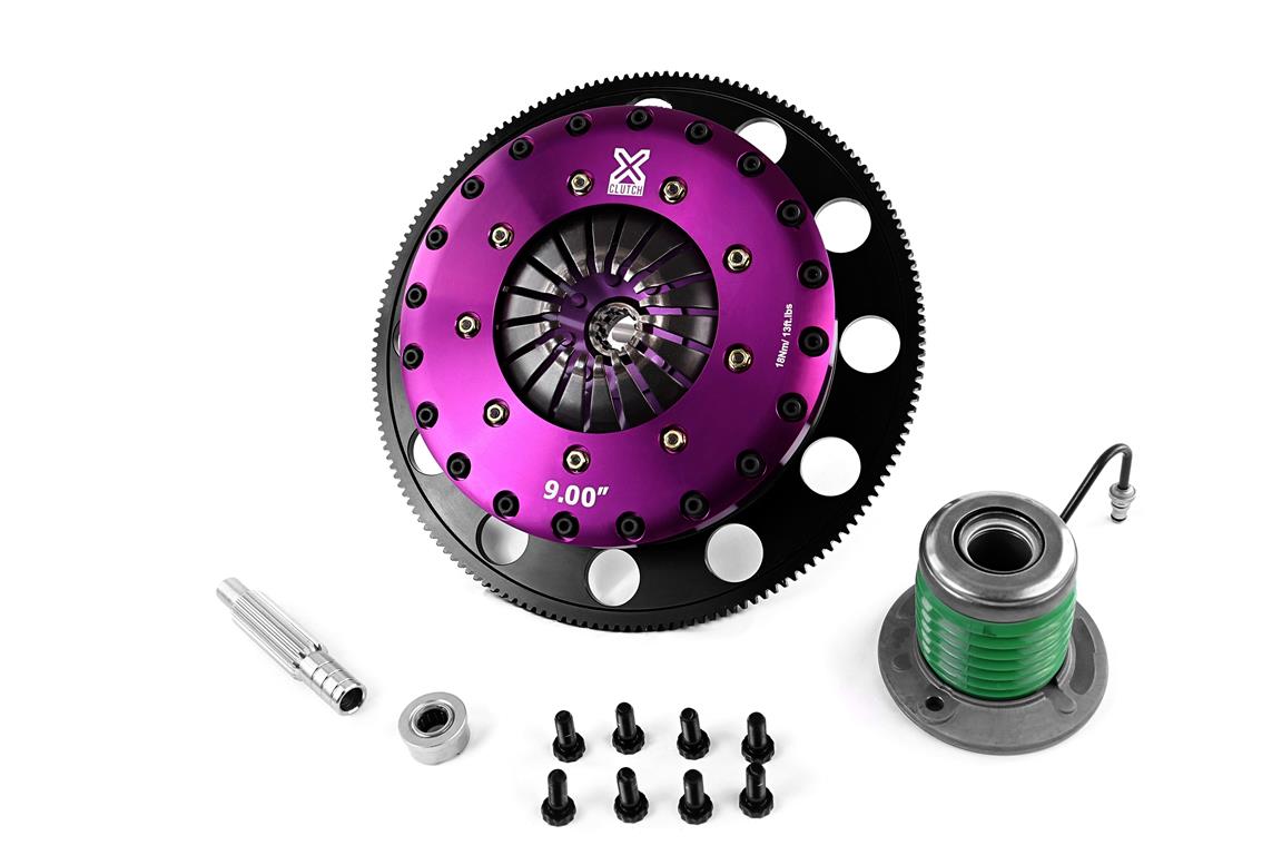 Xtreme Performance - 230mm Organic Twin Plate Clutch Kit Incl Flywheel & CSC 1200Nm - KFD23657-2G