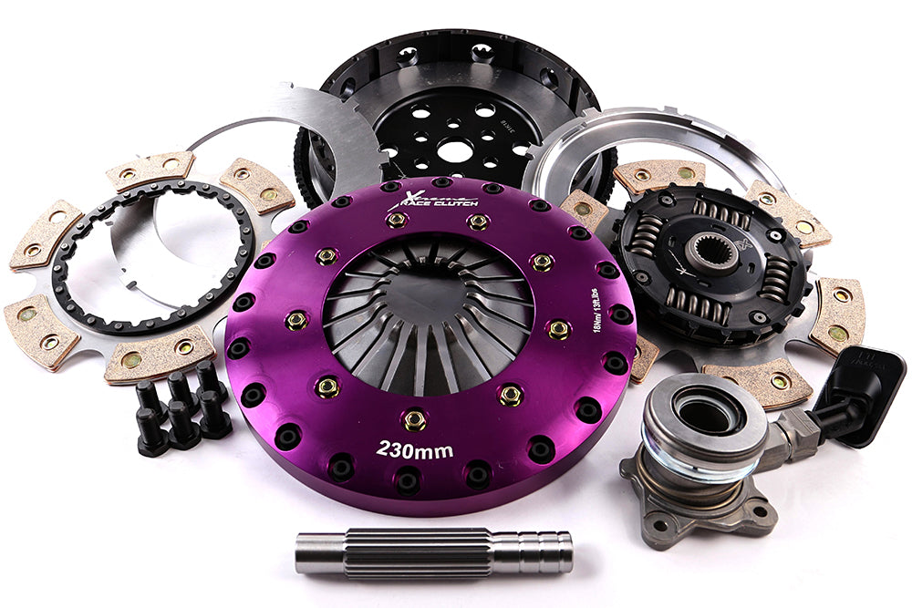 Xtreme Performance - 230mm Sprung Ceramic Twin Plate Clutch Kit Incl Flywheel & CSC 1000Nm - KFD23659-2B