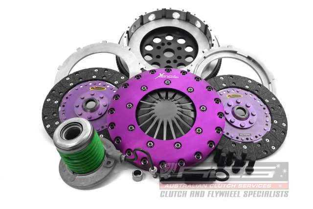 Xtreme Performance - 230mm Organic Twin Plate Clutch Kit Incl Flywheel & CSC 1200Nm - KFD23697-2G
