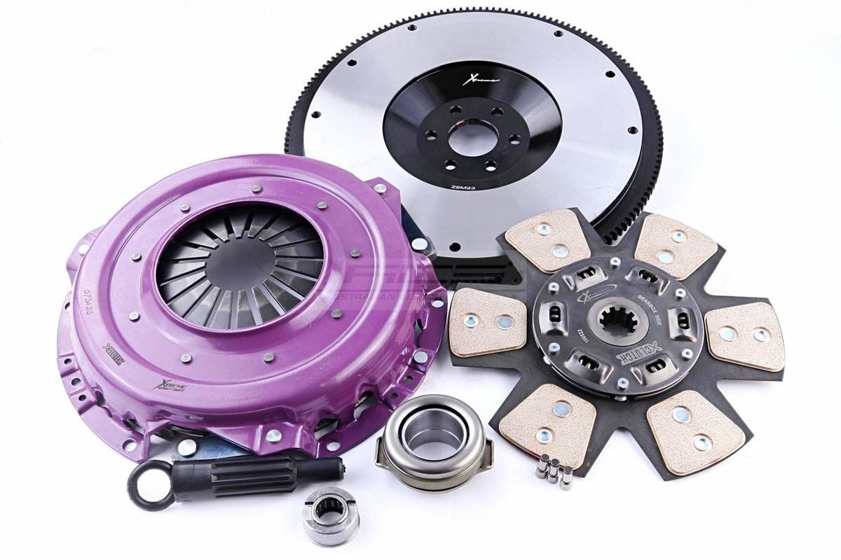 Clutch Kit - Xtreme Performance Extra Heavy Duty Sprung Ceramic Incl Flywheel - KFD26501-1BX