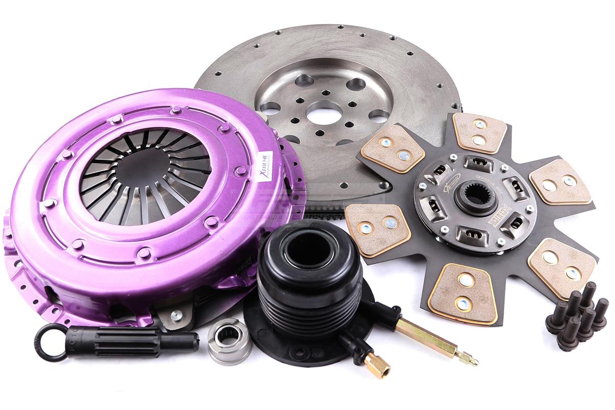Clutch Kit - Xtreme Performance Heavy Duty Sprung Ceramic Incl Flywheel & CSC 956Nm 1250kg - KFD27604-1B