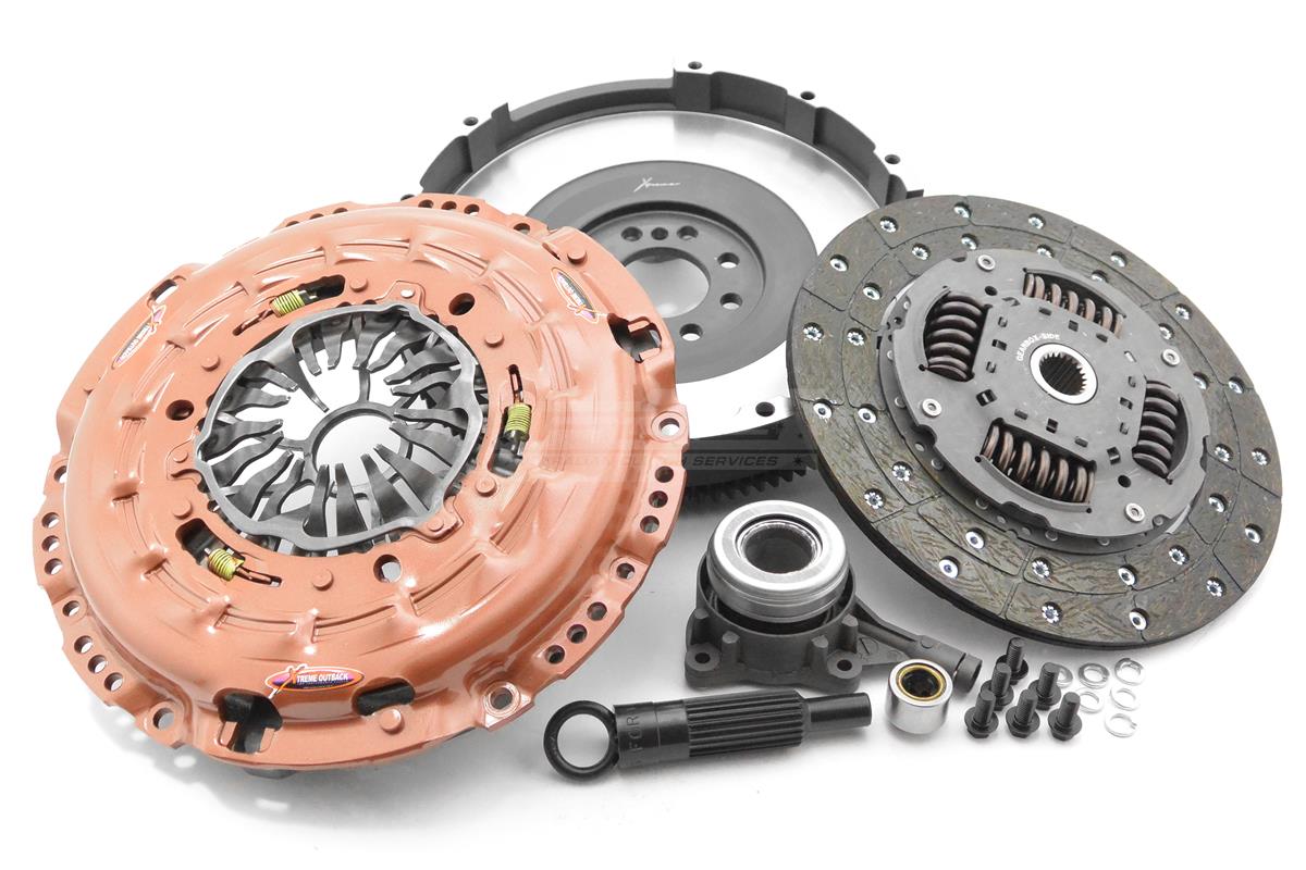 Clutch Kit - Xtreme outback Heavy Duty Organic Clutch Kit Incl Flywheel & CSC 830Nm 1550Kg - KFD27612-1A