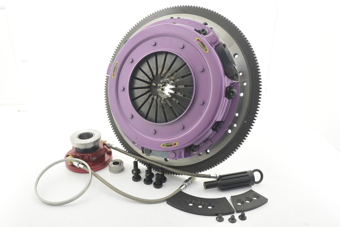 Xtreme Performance - 270mm Organic Twin Plate Clutch Kit Incl Flywheel & CSC 1300Nm - KFD27639-2G