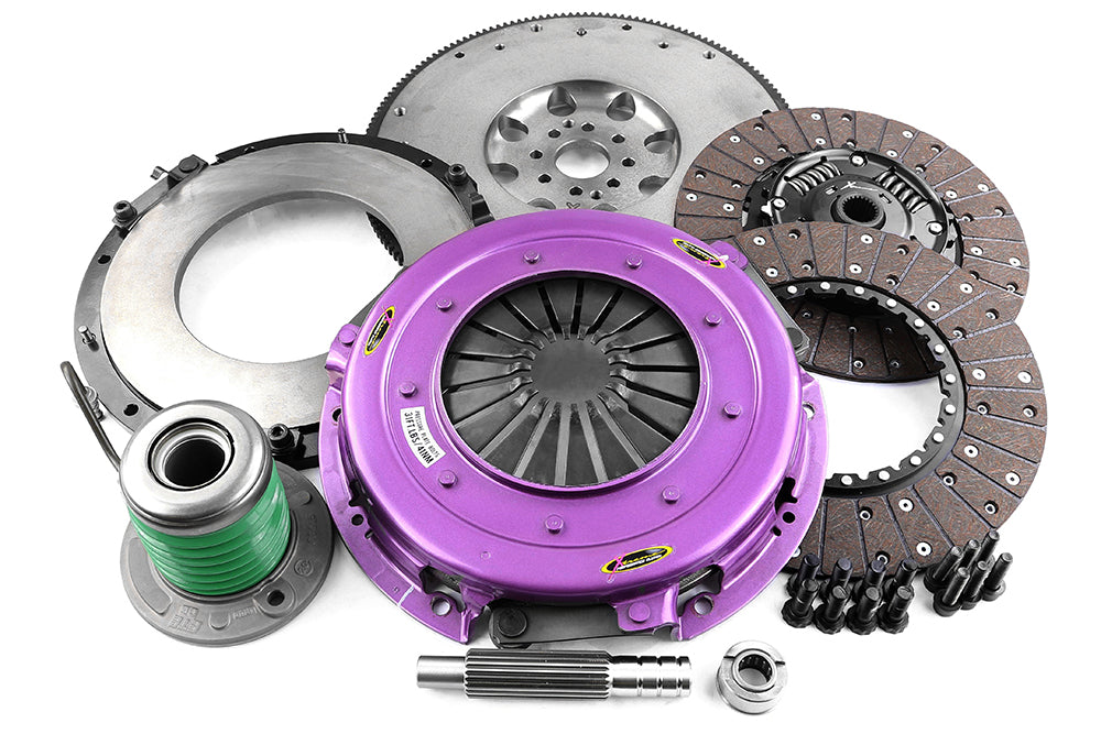 Xtreme Performance - 270mm Organic Twin Sprung Plate Clutch Kit Incl Flywheel & CSC 1000Nm - KFD27655-2A