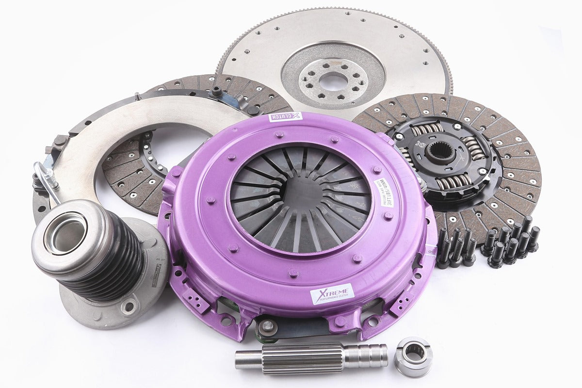 Xtreme Performance - 270mm Sprung Organic Twin Plate Clutch Kit Incl Flywheel & CSC - KFD27695-2A