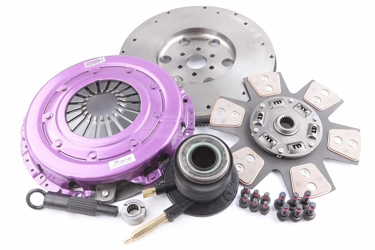 Clutch Kit - Xtreme Performance Heavy Duty Sprung Ceramic Incl Flywheel & CSC 960Nm 1250kg (55% inc.) - KFD27698-1B