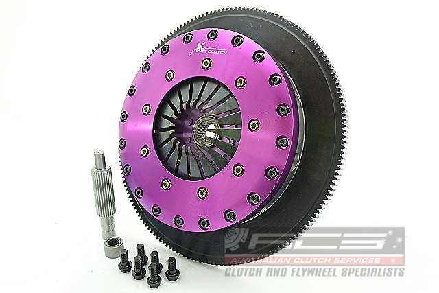 Xtreme Performance - 230mm Rigid Ceramic Twin Plate Clutch Kit Incl Flywheel 1800Nm - KGM23530-2E