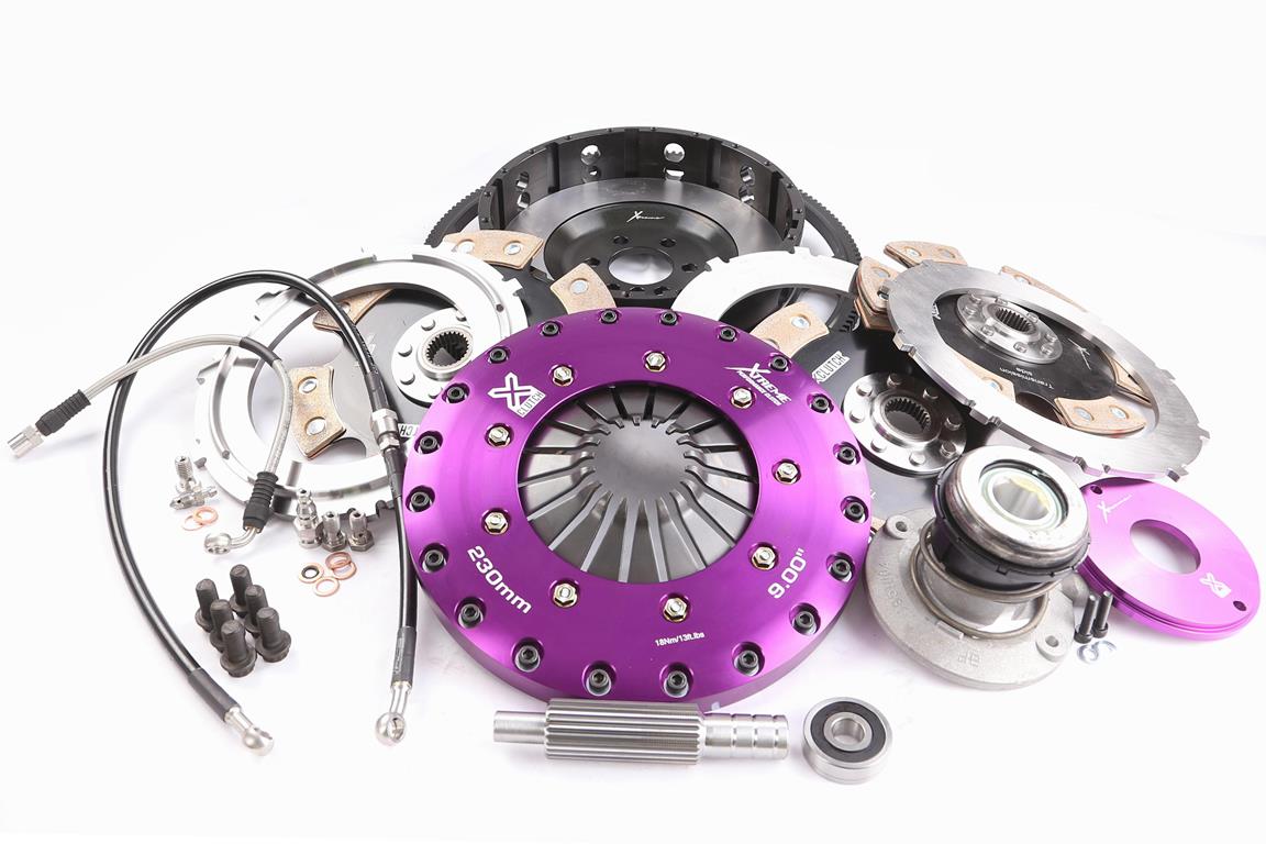 Xtreme Motorsport - 230mm Rigid Ceramic Triple Plate Clutch Kit Incl Flywheel & CSC - KGM23631-3E