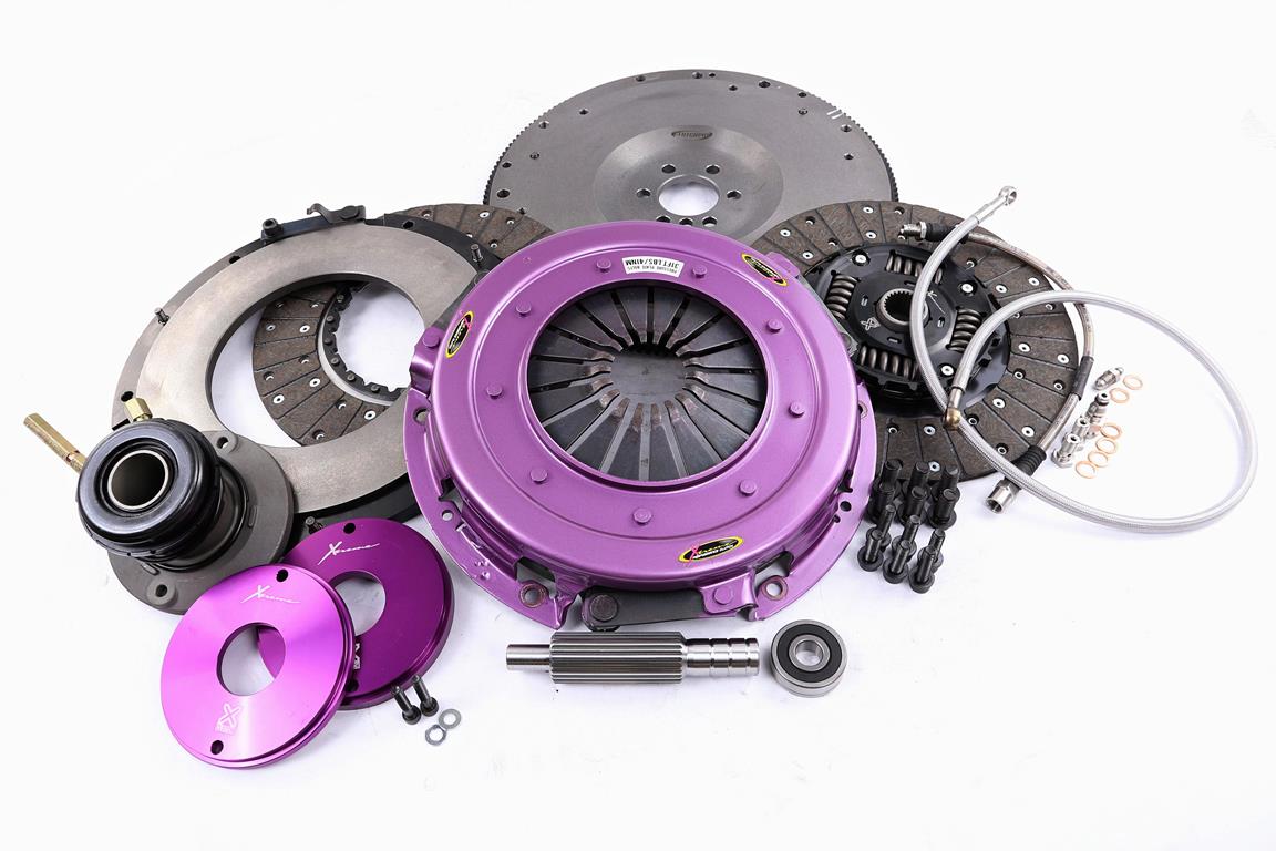 Xtreme Performance - 270mm Organic Twin Sprung Plate Clutch Kit Incl Flywheel & CSC 1000Nm - KGM27631-2A
