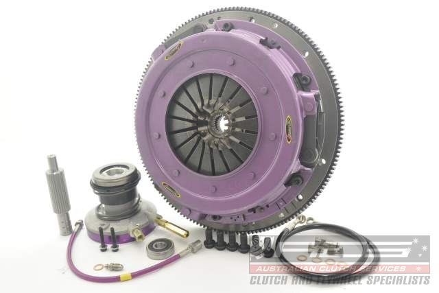 Xtreme Performance - 270mm Organic Twin Plate Clutch Kit Incl Flywheel & CSC 1300Nm - KGM27631-2G