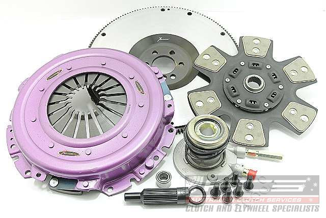 Clutch Kit - Xtreme Performance Heavy Duty Sprung Ceramic Incl Flywheel & CSC 1062Nm - KGM28691-1B
