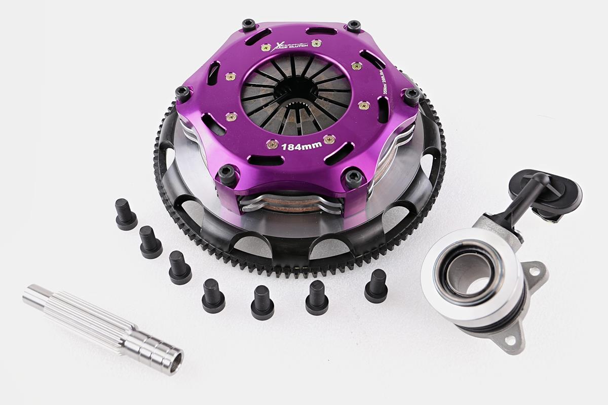 Xtreme Performance - 184mm Rigid Ceramic Twin Plate Clutch Kit Incl Flywheel & CSC 1220Nm - KHD18631-2E