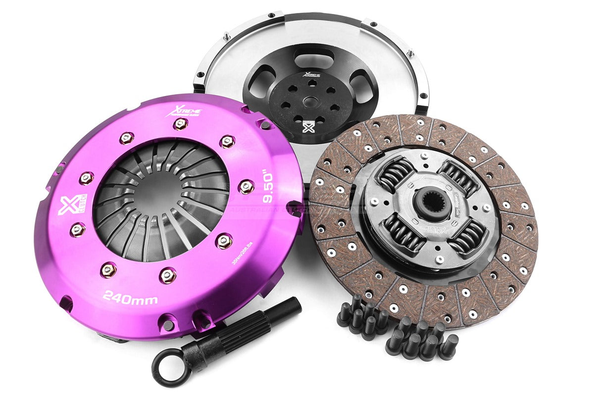 Clutch Kit - Xtreme Performance Heavy Duty Organic Incl Flywheel 600Nm  Conversion kit Dual-mass to solid flywheel - KHD24526-1A