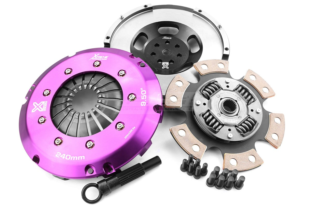 Clutch Kit - Xtreme Performance Heavy Duty Sprung Ceramic Incl Flywheel 660Nm Conversion kit Dual-mass to solid flywheel - KHD24526-1B