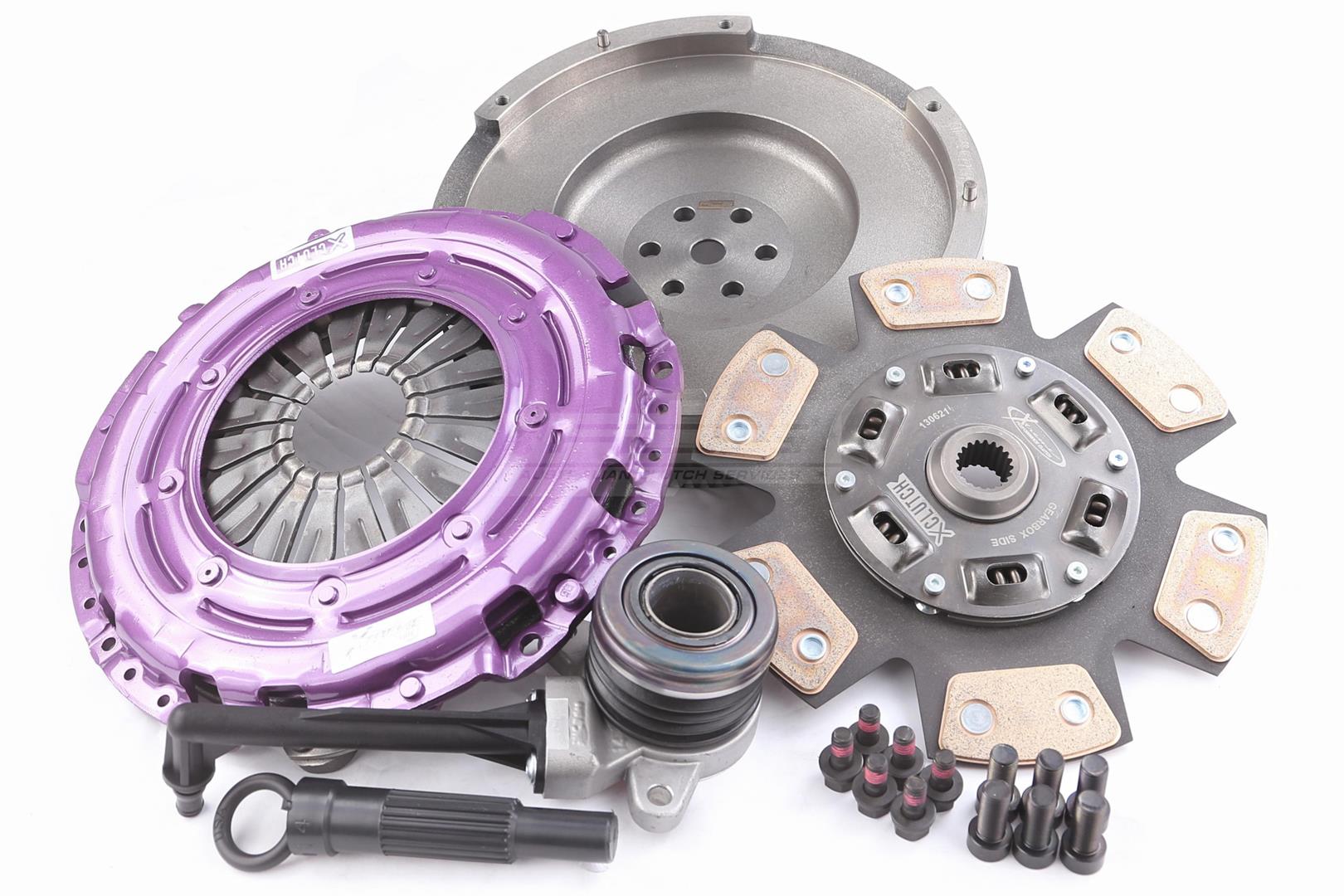 Clutch Kit - Xtreme Performance Heavy Duty Sprung Ceramic Conversion kit to solid flywheel  550Nm  - KHD24624-1B