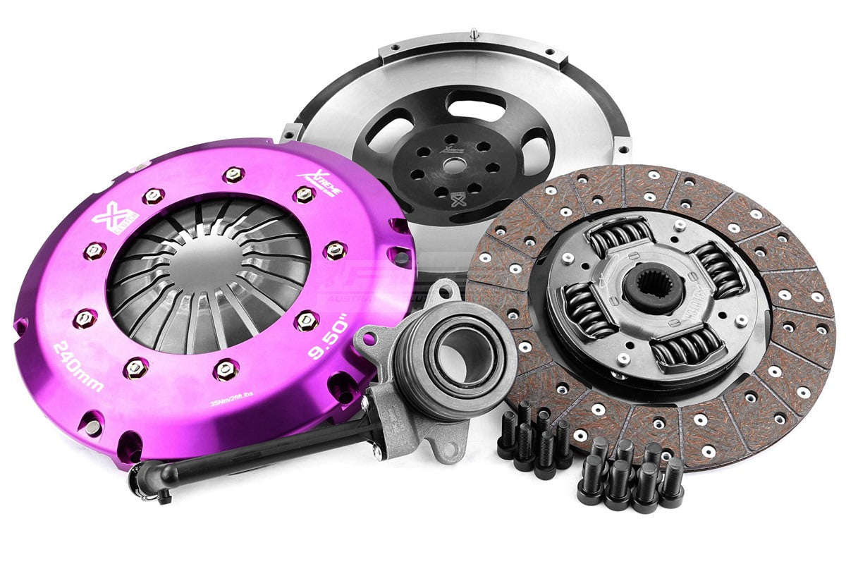 Clutch Kit - Xtreme Performance Heavy Duty Organic Incl Flywheel & CSC 600Nm  Conversion kit Dual-mass to solid flywheel - KHD24626-1A