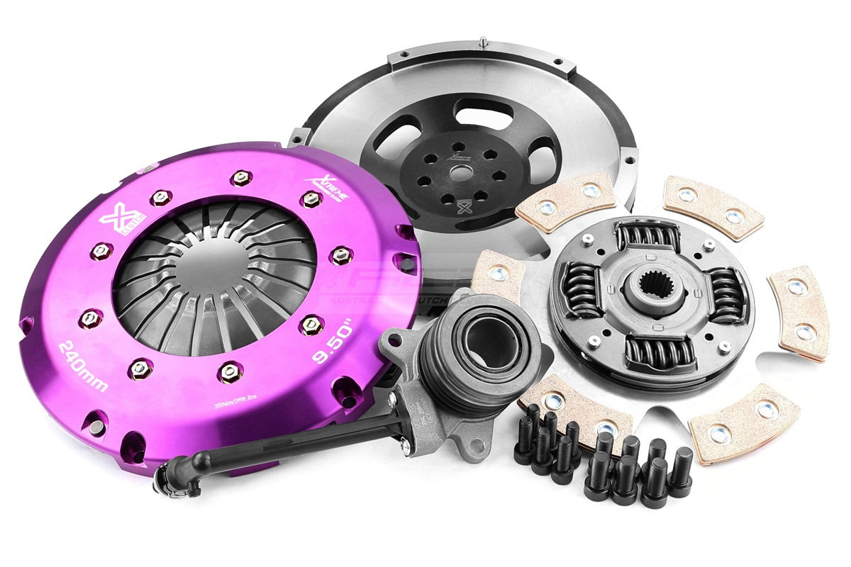 Clutch Kit - Xtreme Performance Heavy Duty Sprung Ceramic Incl Flywheel & CSC 660Nm Conversion kit Dual-mass to solid flywheel - KHD24626-1B