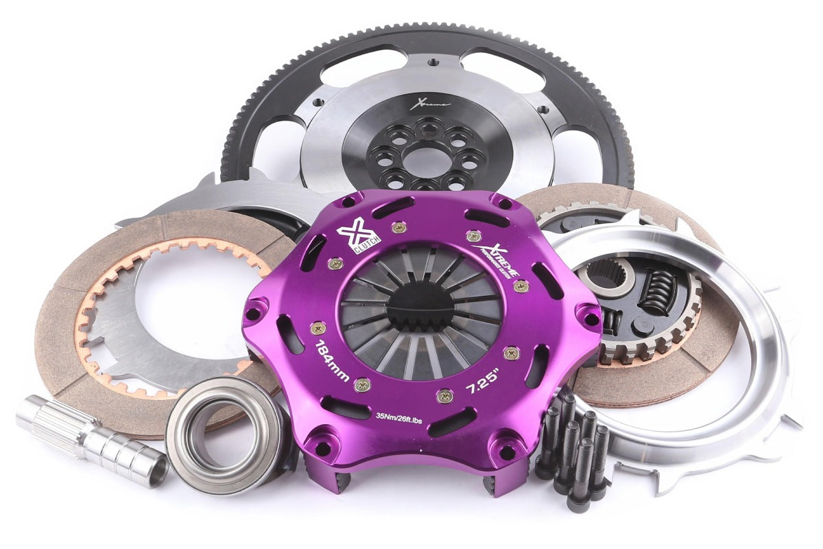 Xtreme Performance - 184mm Sprung Ceramic Twin Plate Clutch Kit Incl Flywheel 1220Nm - KHN18523-2B