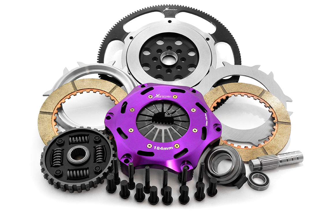 Xtreme Performance - 184mm Sprung Ceramic Twin Plate Clutch Kit Incl Flywheel 1220Nm - KHN18537-2B