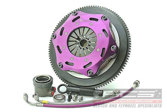 Xtreme Performance - 184mm Rigid Ceramic Twin Plate Clutch Kit Incl Flywheel & CSC 1220Nm - KHN18629-2E