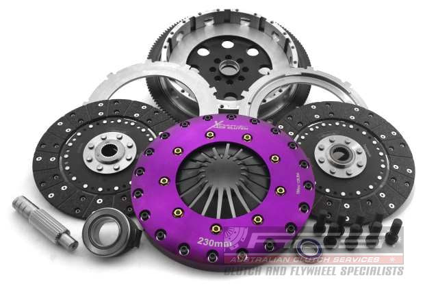 Xtreme Performance - 230mm Organic Twin Plate Clutch Kit Incl Flywheel 1200Nm - KHN23537-2G