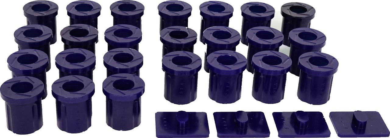 Toyota FJ55 Land Cruiser Leaf Spring Bushing Kit (80 duro/ShA) - KIT0022K