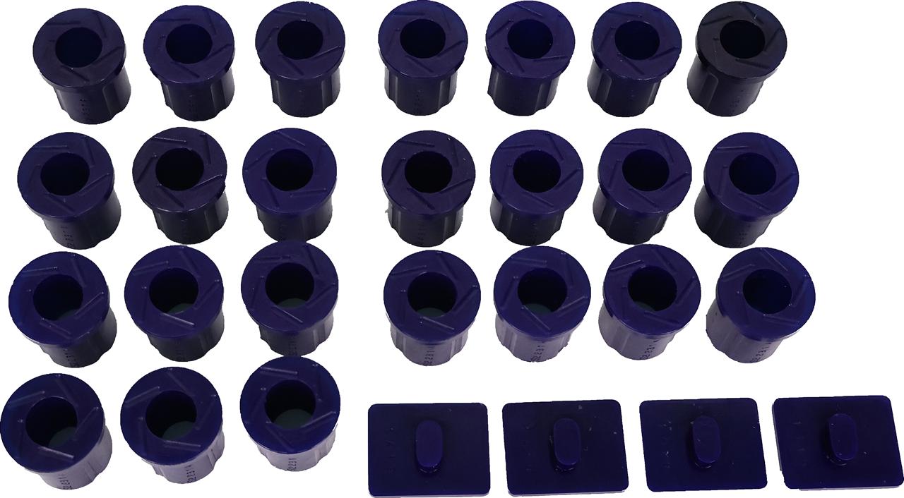 Toyota FJ55 Land Cruiser Leaf Spring Bushing Kit (80 duro/ShA) - KIT0022K