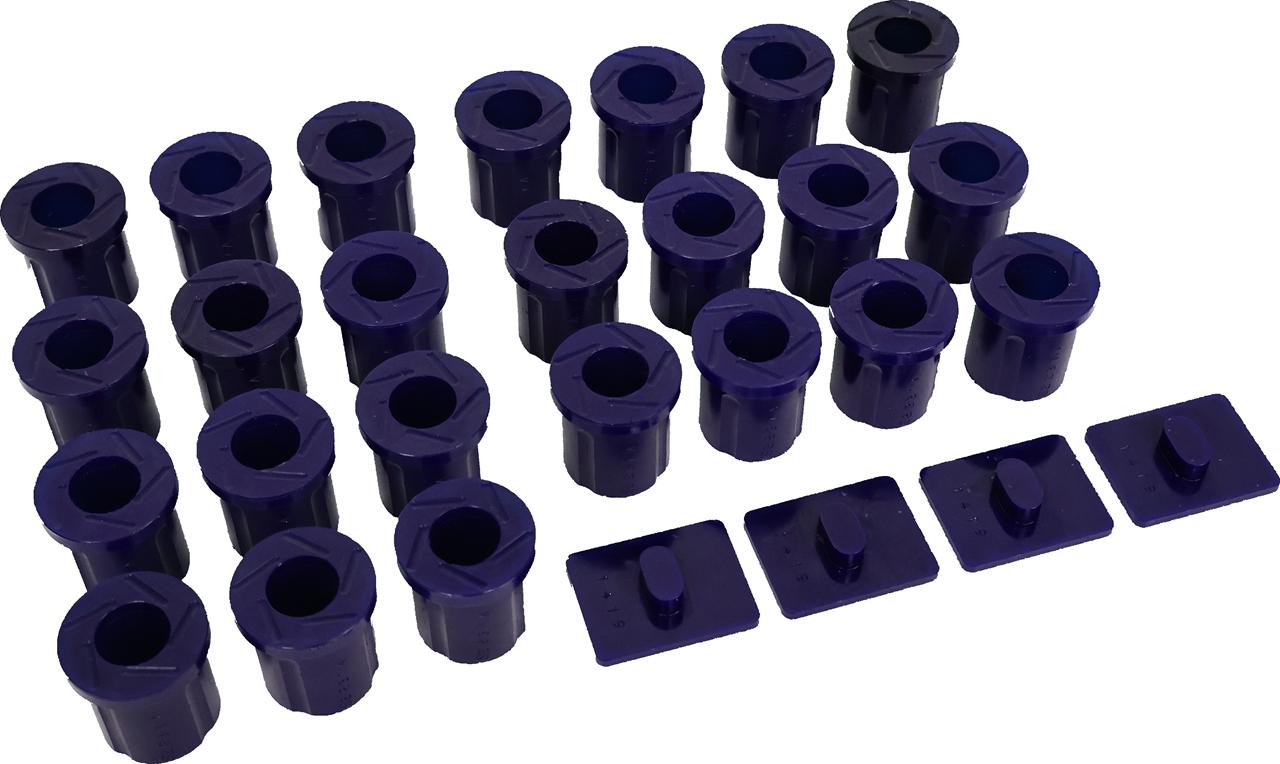 Toyota FJ55 Land Cruiser Leaf Spring Bushing Kit (80 duro/ShA) - KIT0022K