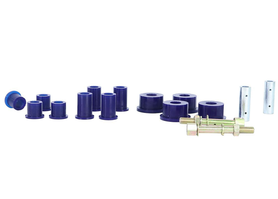 Kit Specifications Image Bushings Complete Leaf Spring Bush Kit to suit Ford Ranger, Mazda BT-50 & VW Amarok (80 duro/ShA) - KIT168K