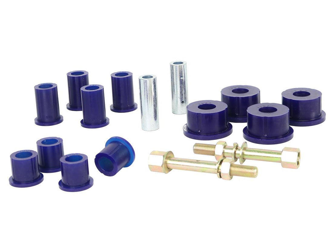 Kit Specifications Image Bushings Complete Leaf Spring Bush Kit to suit Ford Ranger, Mazda BT-50 & VW Amarok (80 duro/ShA) - KIT168K
