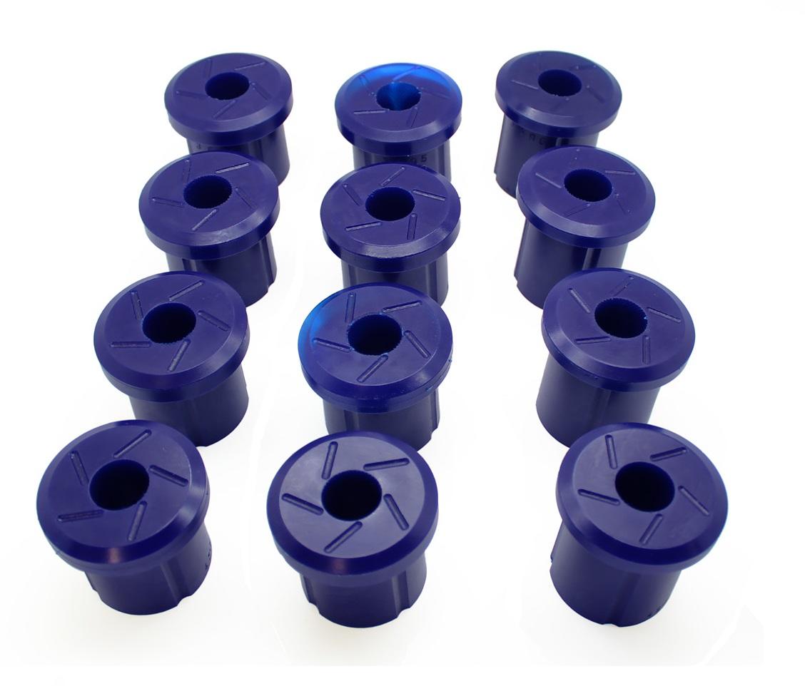 LEAF SPRING BUSH KIT HD (80 duro/ShA) - KIT193HK