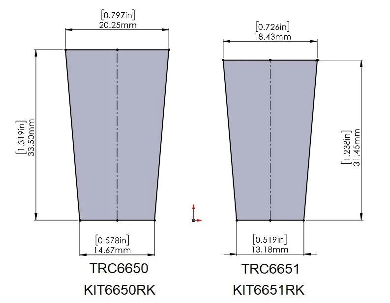 TRC6651 Ball Joint Repair Kit - Single - KIT6651RK