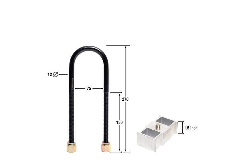 Lowering Block - Kit 1.5"" - KLB100-15