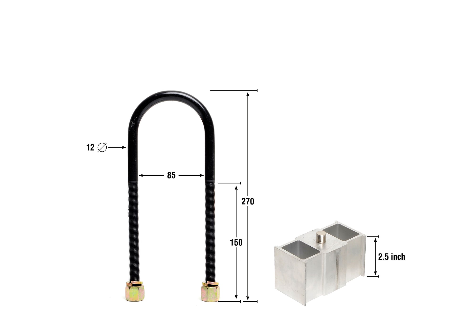 Lowering Block - Kit 2.5"" - KLB103-25
