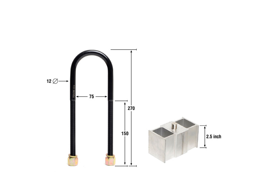 Lowering Block - Kit 2.5"" - KLB105-25