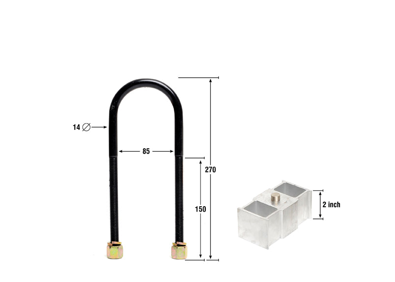 Lowering Block - Kit 2"" - KLB109-20