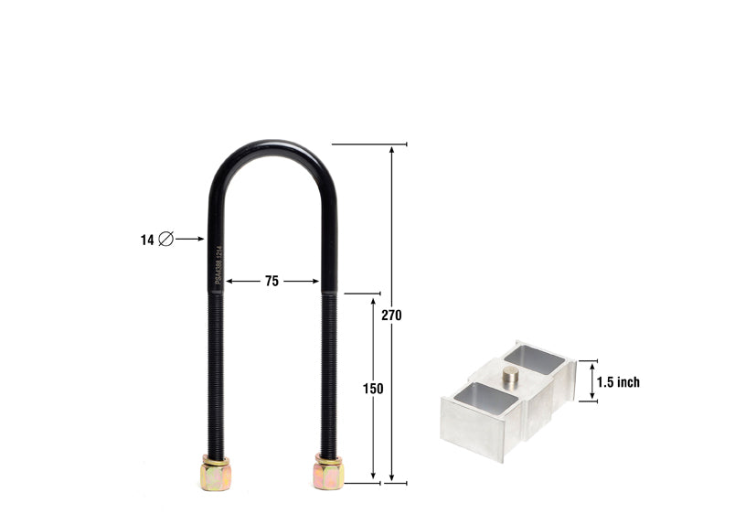 Lowering Block - Kit 1.5"" - KLB111-15