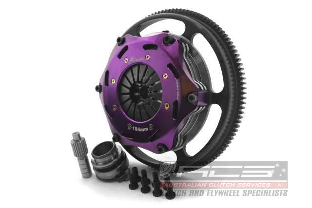 Xtreme Performance - 184mm Rigid Ceramic Twin Plate Clutch Kit Incl Flywheel 1220Nm - KLT18530-2E