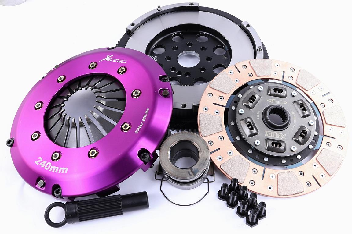 Clutch Kit - Xtreme Performance Heavy Duty Cushioned Ceramic Incl Flywheel 910Nm - KLT24530-1C