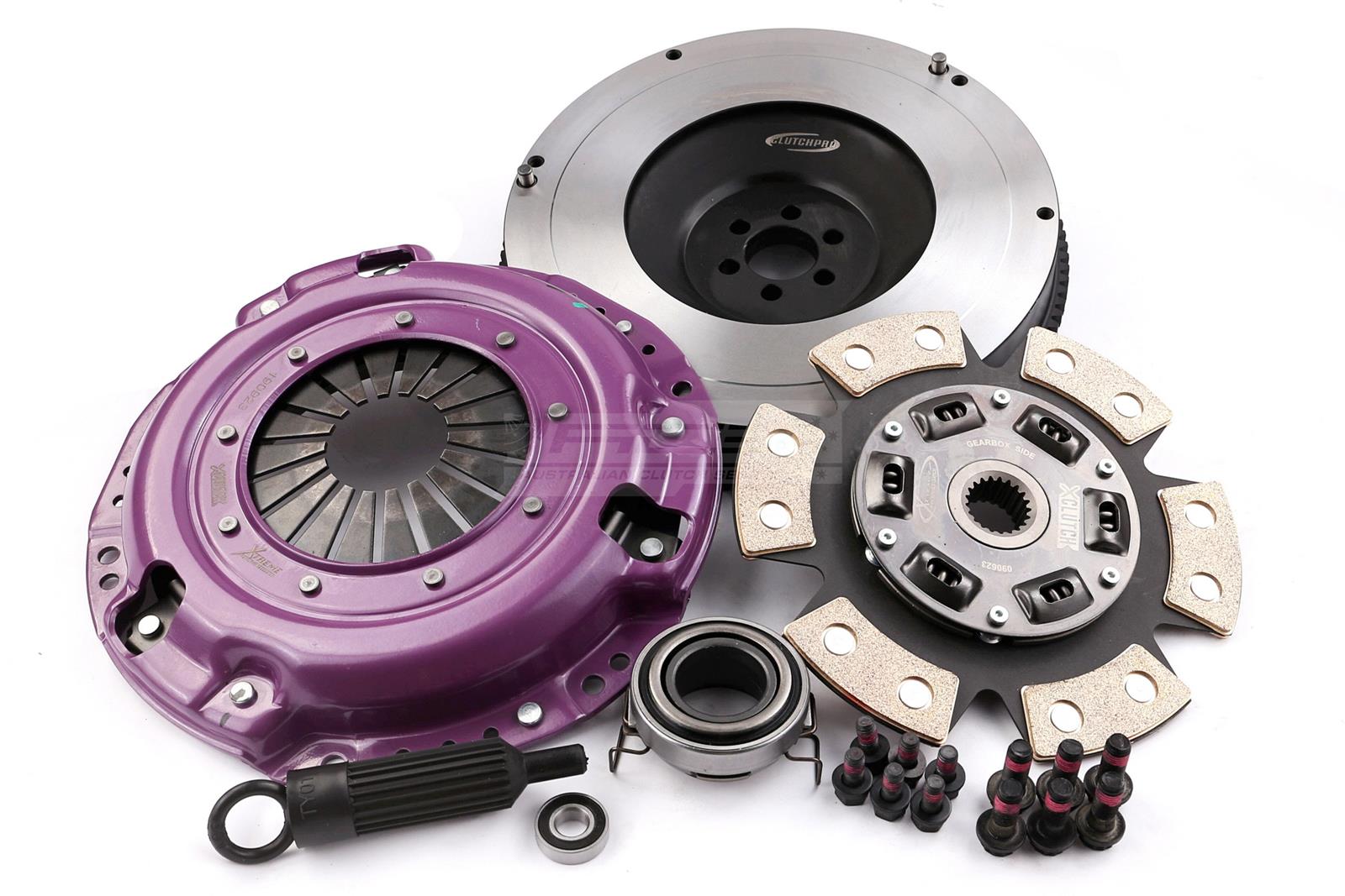 Clutch Kit - Xtreme Performance Heavy Duty Sprung Ceramic Incl Flywheel 430Nm - KLX23591-1B