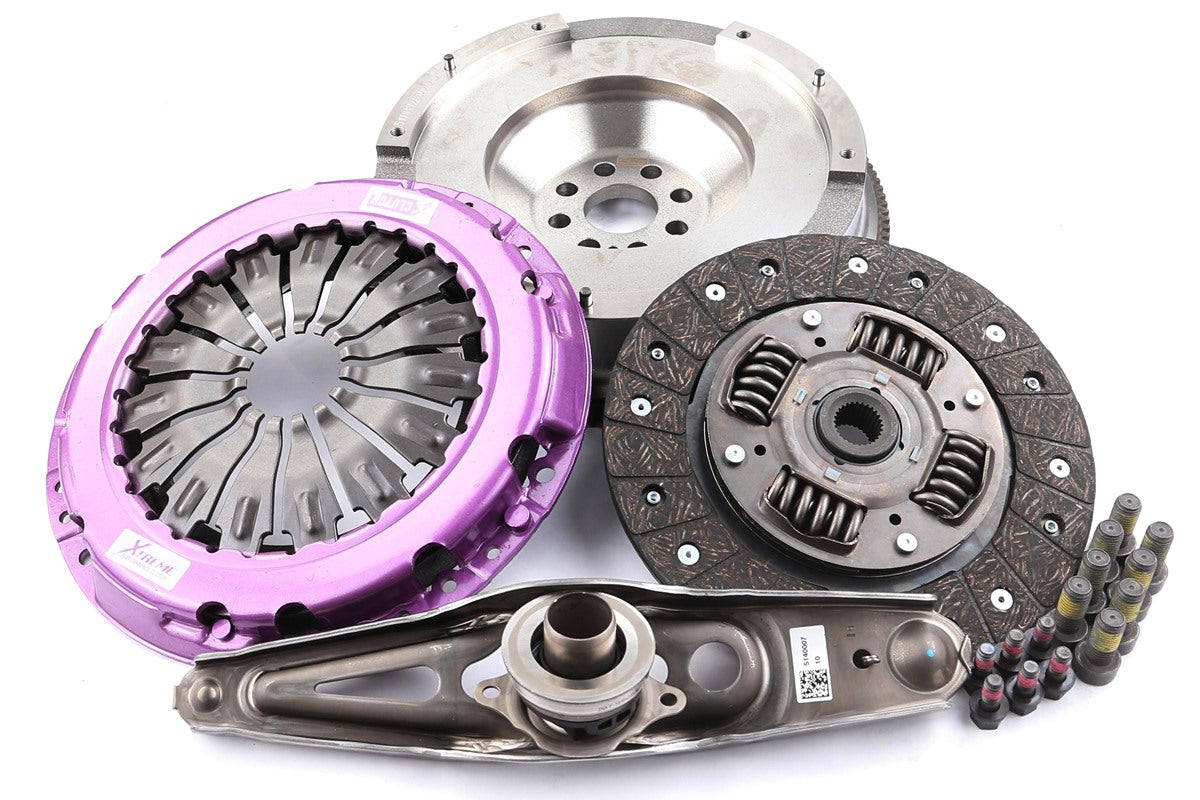 Clutch Kit - Xtreme Performance Heavy Duty Organic Incl Flywheel 430Nm (10% inc) Conversion kit Dual-mass to solid flywheel - KMC23530-1A