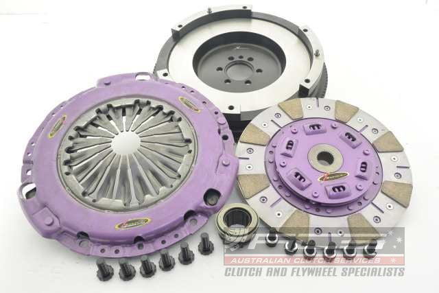Clutch Kit - Xtreme Performance Heavy Duty Cushioned Ceramic Incl Flywheel 570Nm - KMC23540-1C