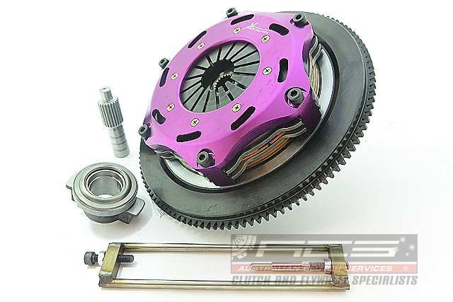 Xtreme Performance - 184mm Rigid Ceramic Twin Plate Clutch Kit Incl Flywheel 1220Nm - KMI18522-2E